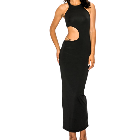 Side Chic Cut-Out Dress