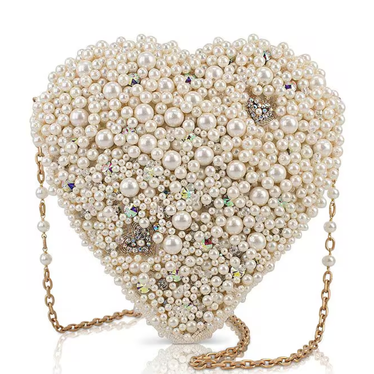 Precious Pearl Heart Handbag